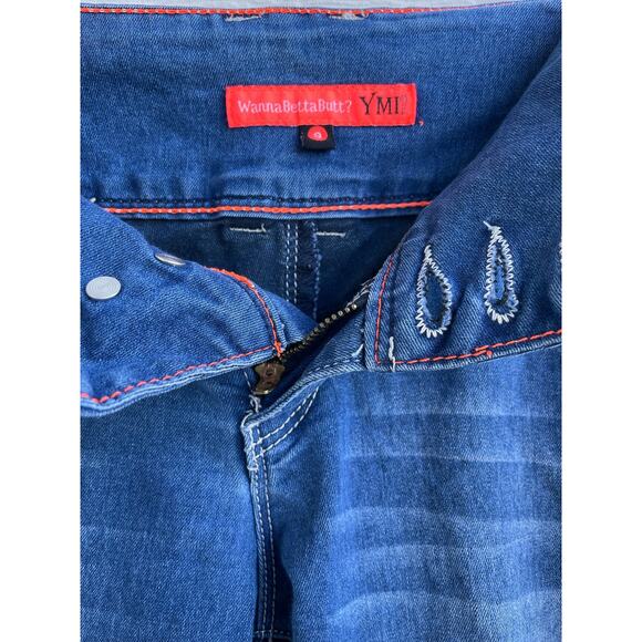 YMI WannaBettaButt? Jean shorts 9 Jr size. Lo-rise - Picture 4 of 10